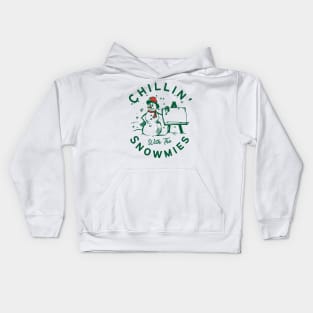 Chillin' with the Snowmies Kids Hoodie